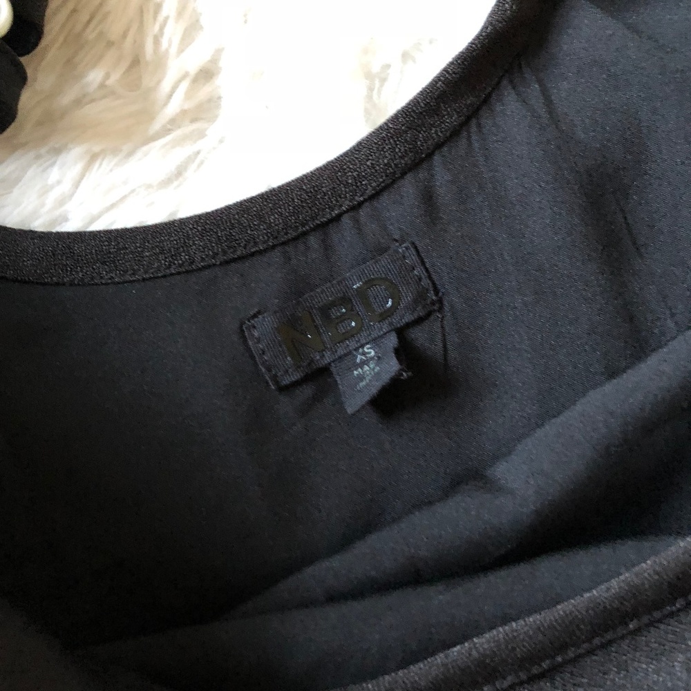 NWOT NBD x Revolve Distance Pearl Dress Sz XS - Picture 6 of 8